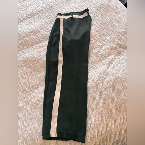 Parker Pants - Parker Green Pants with Cream Accent